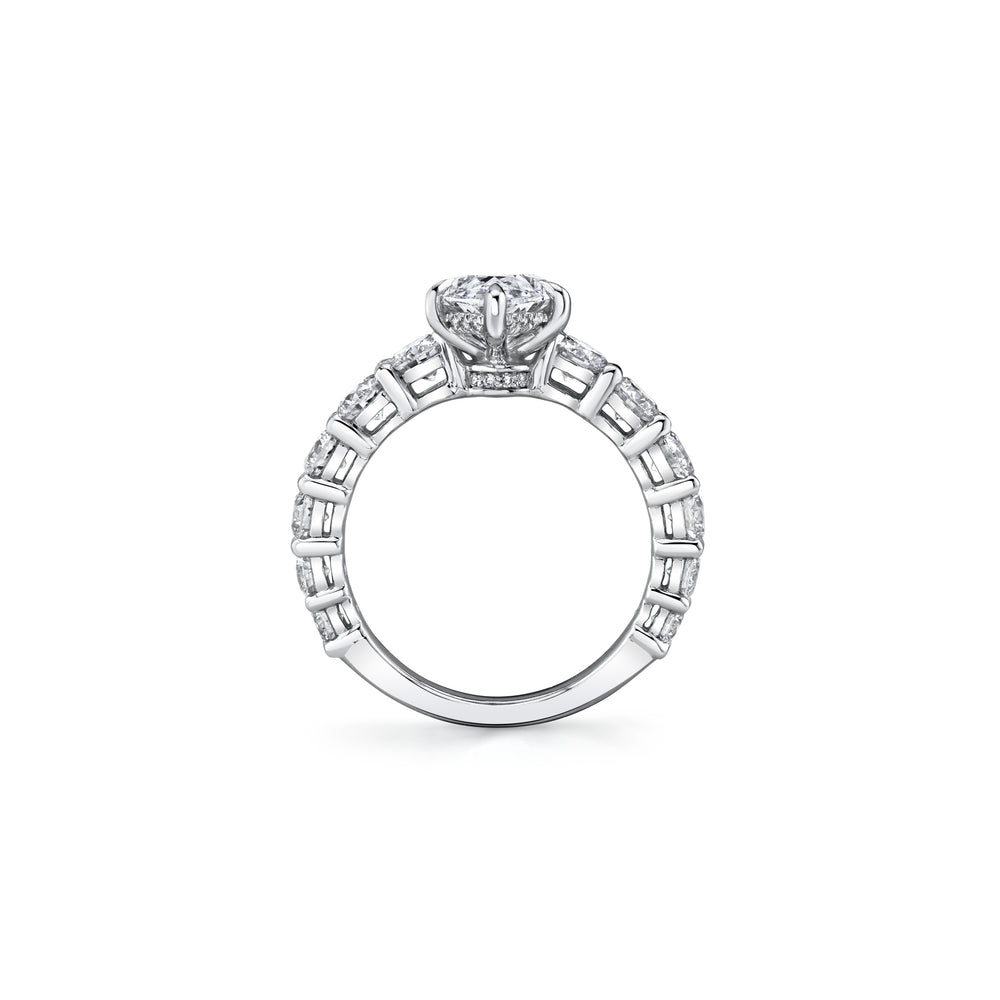 Gwen Marquise Solitaire Lab Diamond Engagement Ring image 4