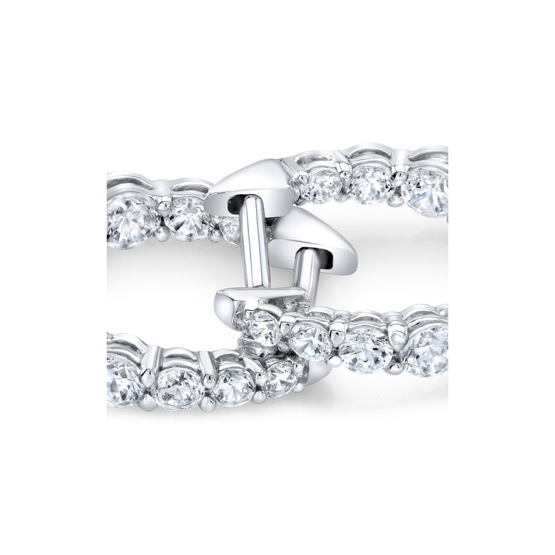 Olivia Lab Diamond Graduated Huggies image 7