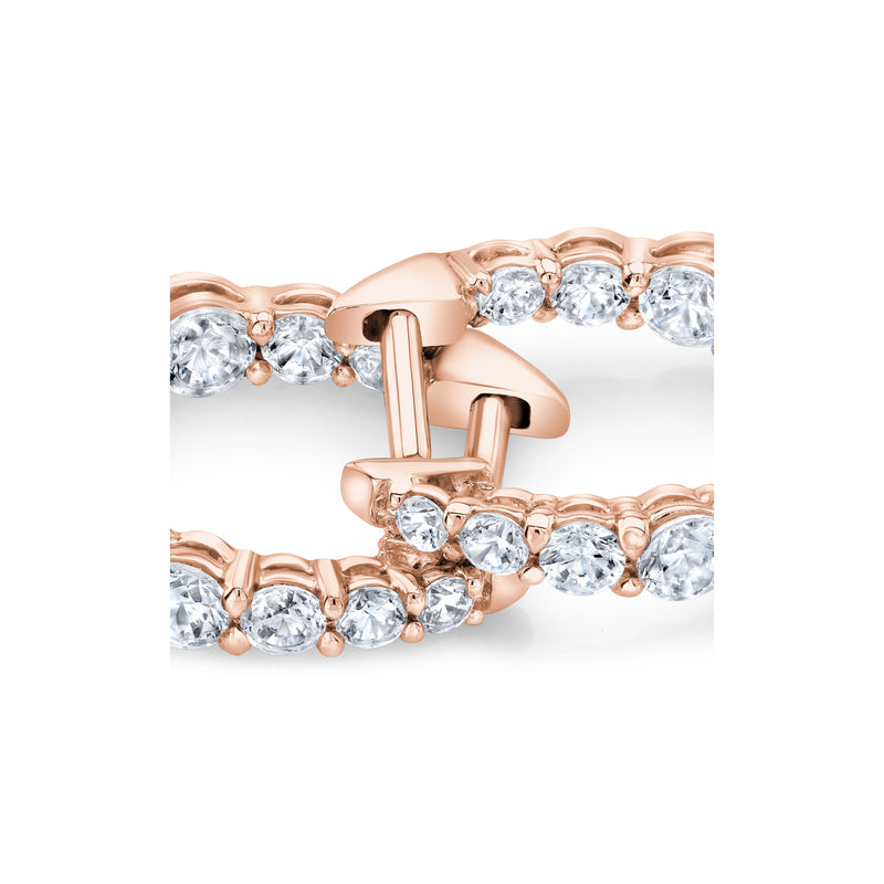 Olivia Lab Diamond Graduated Huggies image 13