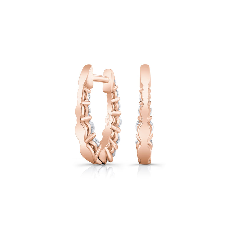 Olivia Lab Diamond Graduated Huggies image 14