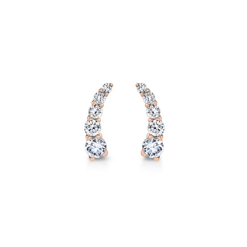 Olivia Lab Diamond Ear Climbers image 3