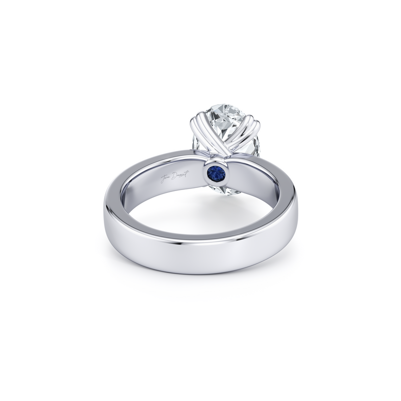 Hayden JD Signature Solitaire Lab Diamond Engagement Ring image 19