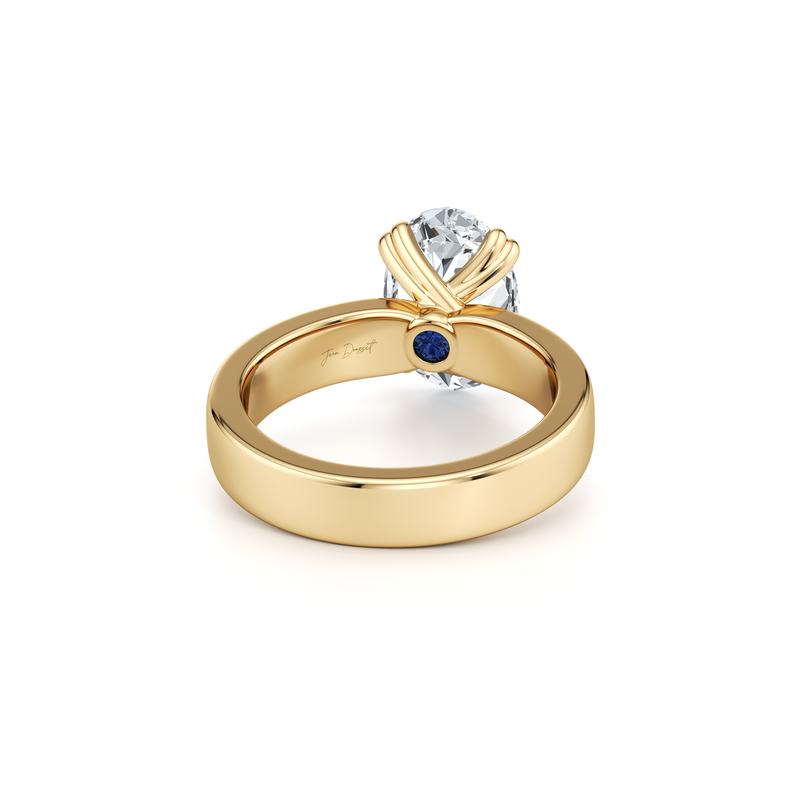 Hayden JD Signature Solitaire Lab Diamond Engagement Ring image 23