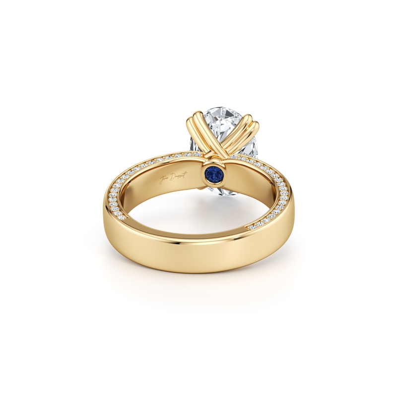 Hayden JD Signature Solitaire Lab Diamond Engagement Ring image 23