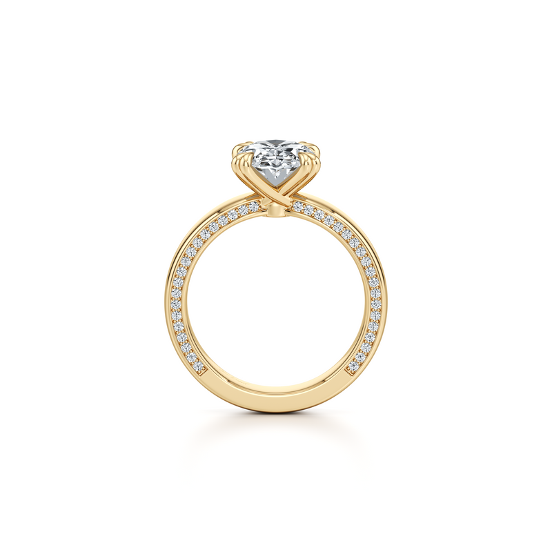 Hayden JD Signature Solitaire Lab Diamond Engagement Ring image 24