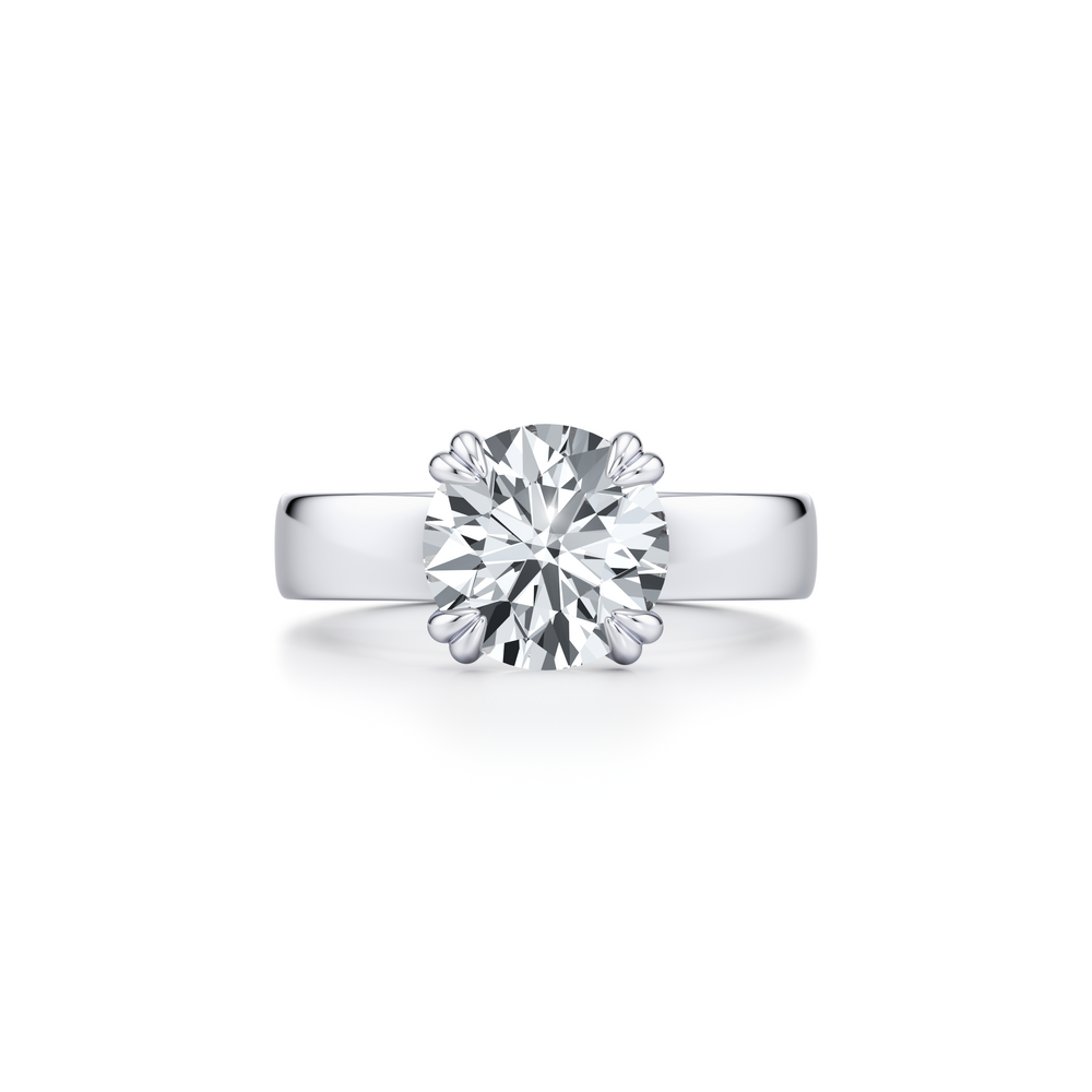 Hayden Round Cut JD Signature Solitaire Lab Diamond Engagement Ring image 1