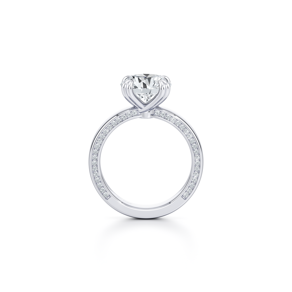 Hayden Round Cut JD Signature Solitaire Lab Diamond Engagement Ring image 4