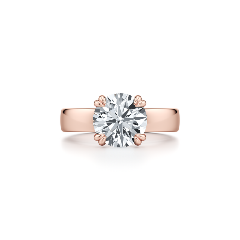 Hayden JD Signature Solitaire Lab Diamond Engagement Ring image 9