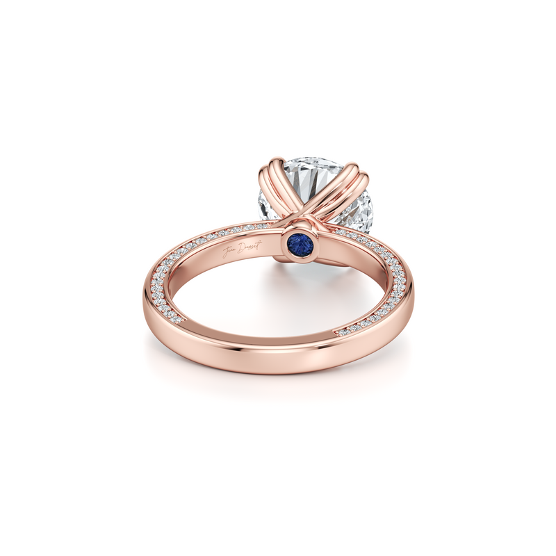 Hayden JD Signature Solitaire Lab Diamond Engagement Ring image 11