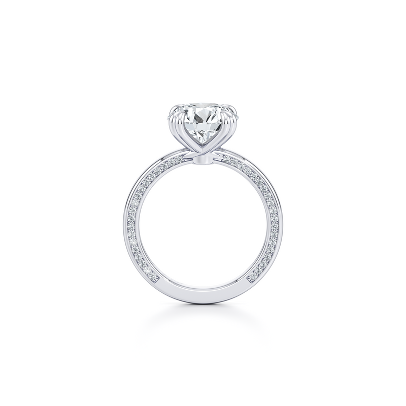 Hayden JD Signature Solitaire Lab Diamond Engagement Ring image 4