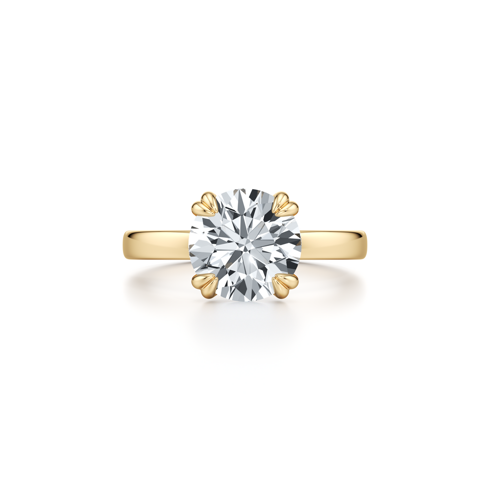 Hayden JD Signature Round Solitaire Lab Diamond Engagement Ring image 1