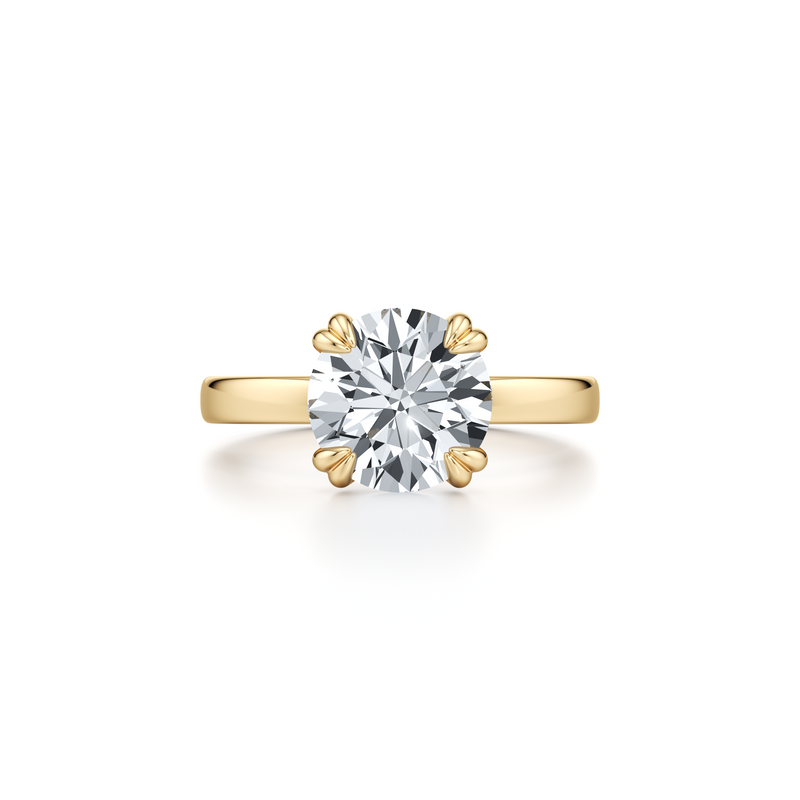 Hayden JD Signature Round Solitaire Lab Diamond Engagement Ring image 1