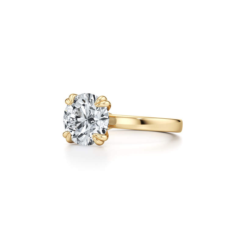 Hayden JD Signature Round Solitaire Lab Diamond Engagement Ring image 2