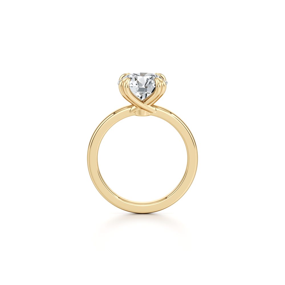 Hayden JD Signature Round Solitaire Lab Diamond Engagement Ring image 4