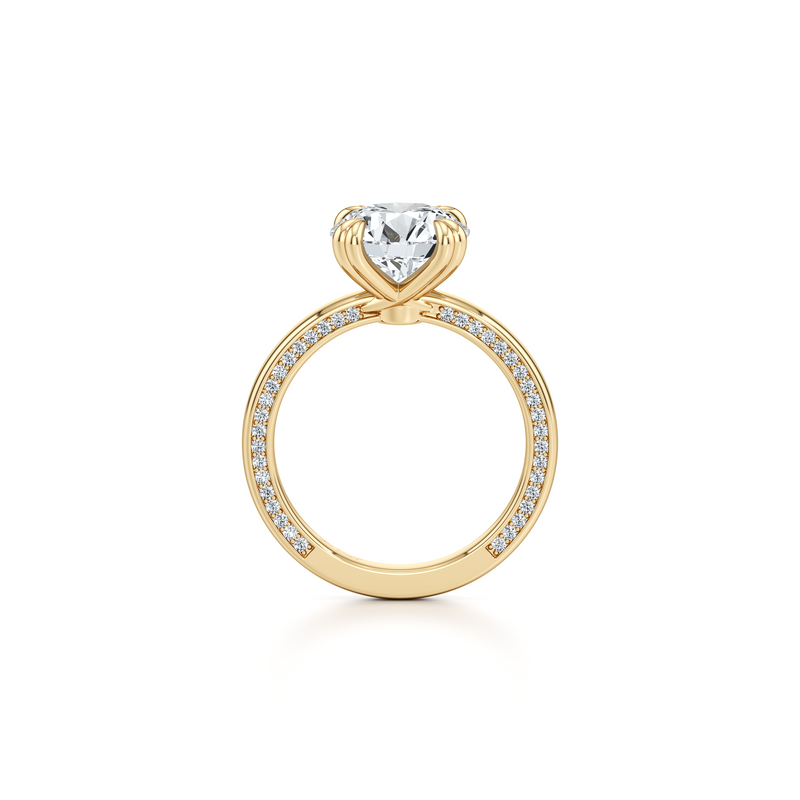 Hayden JD Signature Solitaire Lab Diamond Engagement Ring image 8