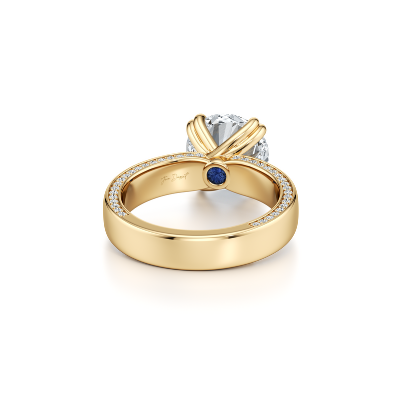 Hayden JD Signature Solitaire Lab Diamond Engagement Ring image 7