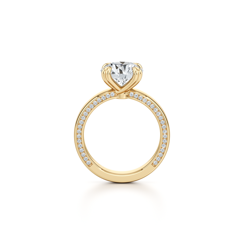 Hayden JD Signature Solitaire Lab Diamond Engagement Ring image 8