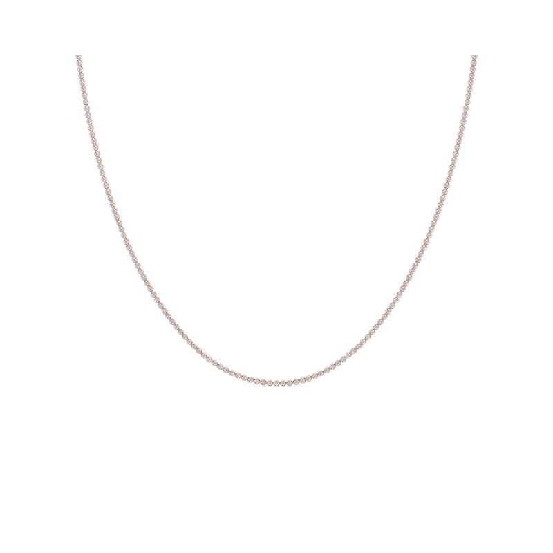 La Petite Lab Diamond Tennis Necklace image 5
