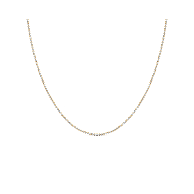 La Petite Lab Diamond Tennis Necklace image 3