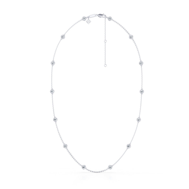 Dorée By The Yard Round Brilliant Lab Diamond Necklace image 1