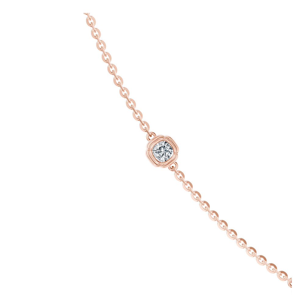 Dorée By The Yard Cushion Lab Diamond Necklace image 10