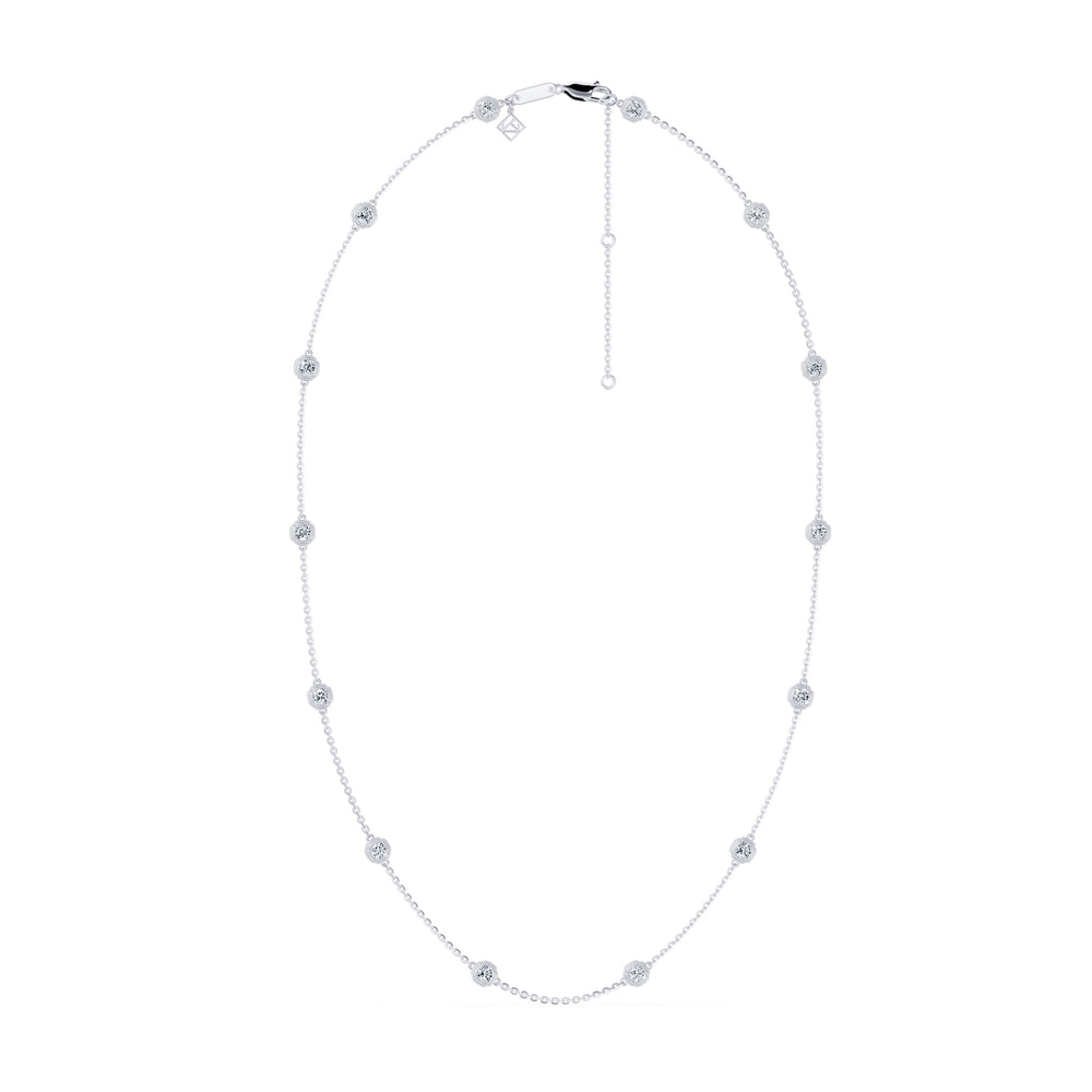 Dorée By The Yard Cushion Lab Diamond Necklace image 1