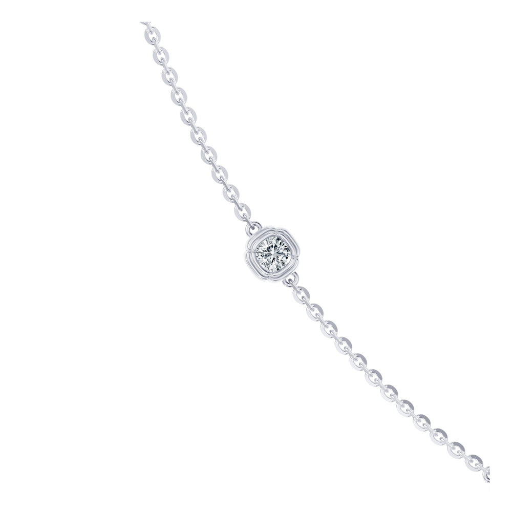 Dorée By The Yard Cushion Lab Diamond Necklace image 2