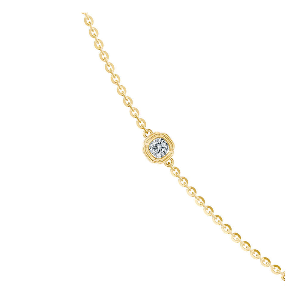 Dorée By The Yard Cushion Lab Diamond Necklace image 6