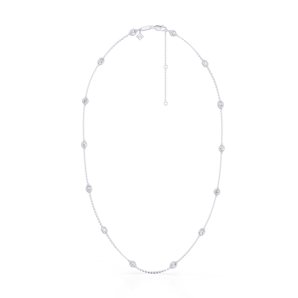Dorée By The Yard Mixed Shape Lab Diamond Necklace image 1