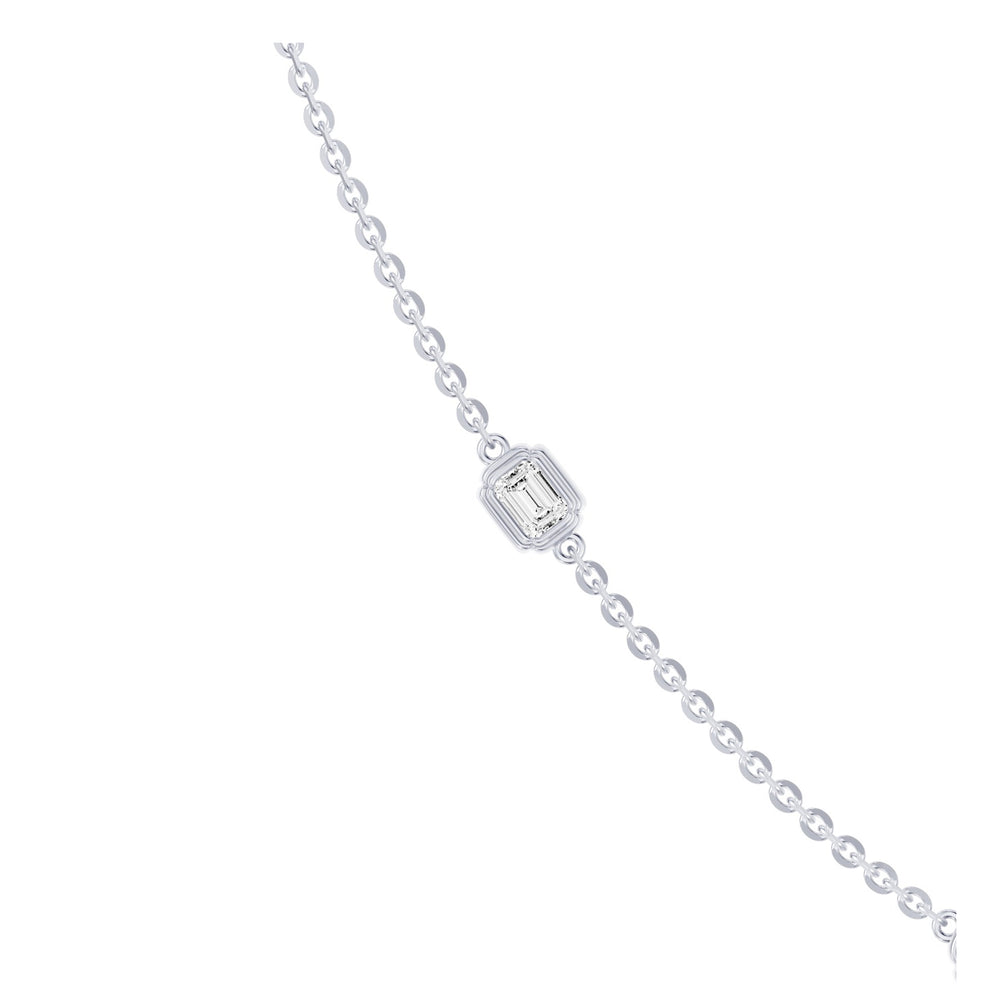 Dorée By The Yard Mixed Shape Lab Diamond Necklace image 2