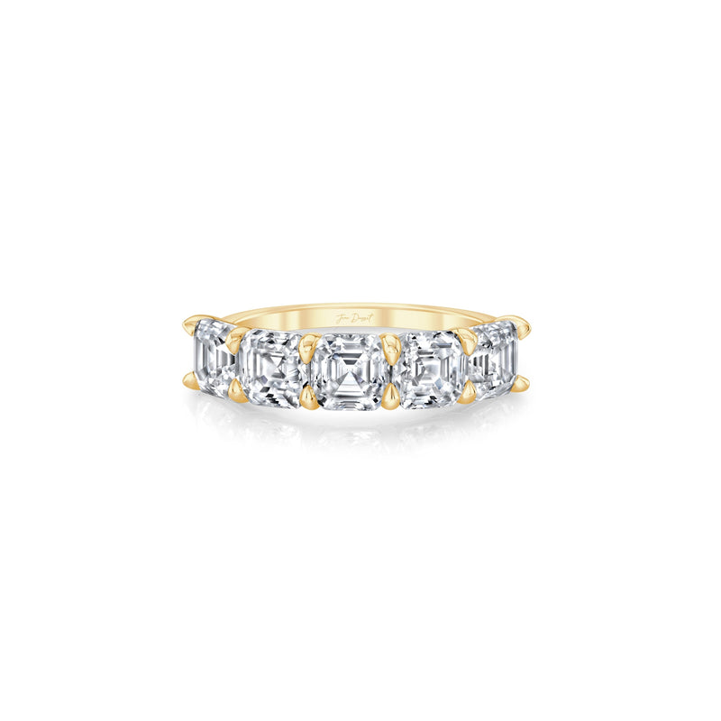 Olivia 5-Stone Asscher Lab Diamond Band image 17