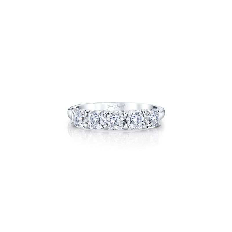 Olivia 5-Stone Asscher Lab Diamond Band image 6