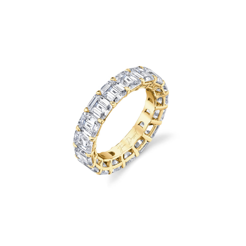 Olivia Large Emerald Lab Diamond Eternity Band image 2