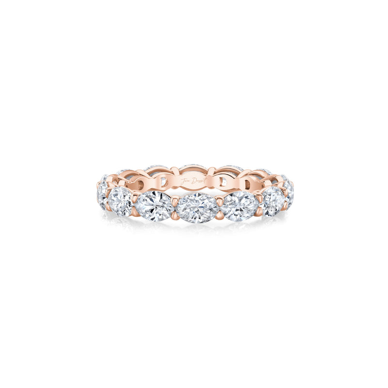 Olivia East-West Oval Lab Diamond Eternity Band image 17