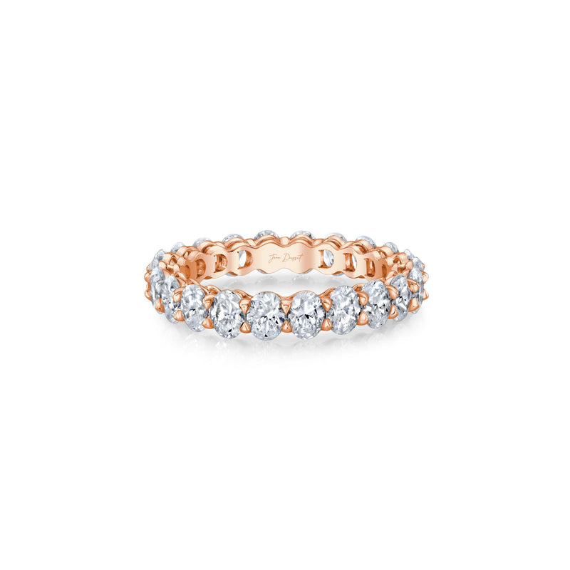 Olivia Oval Lab Diamond Eternity Band image 13