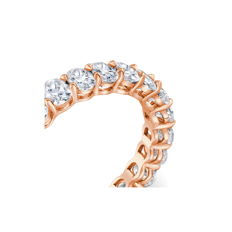 Olivia Oval Lab Diamond Eternity Band image 14