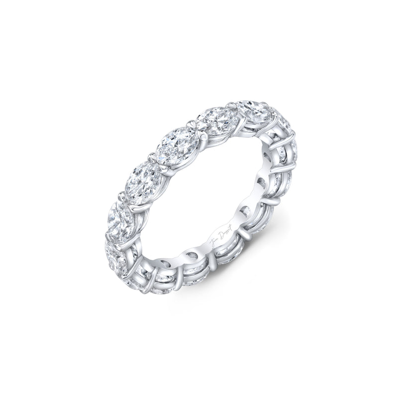 Olivia East-West Oval Lab Diamond Eternity Band image 10