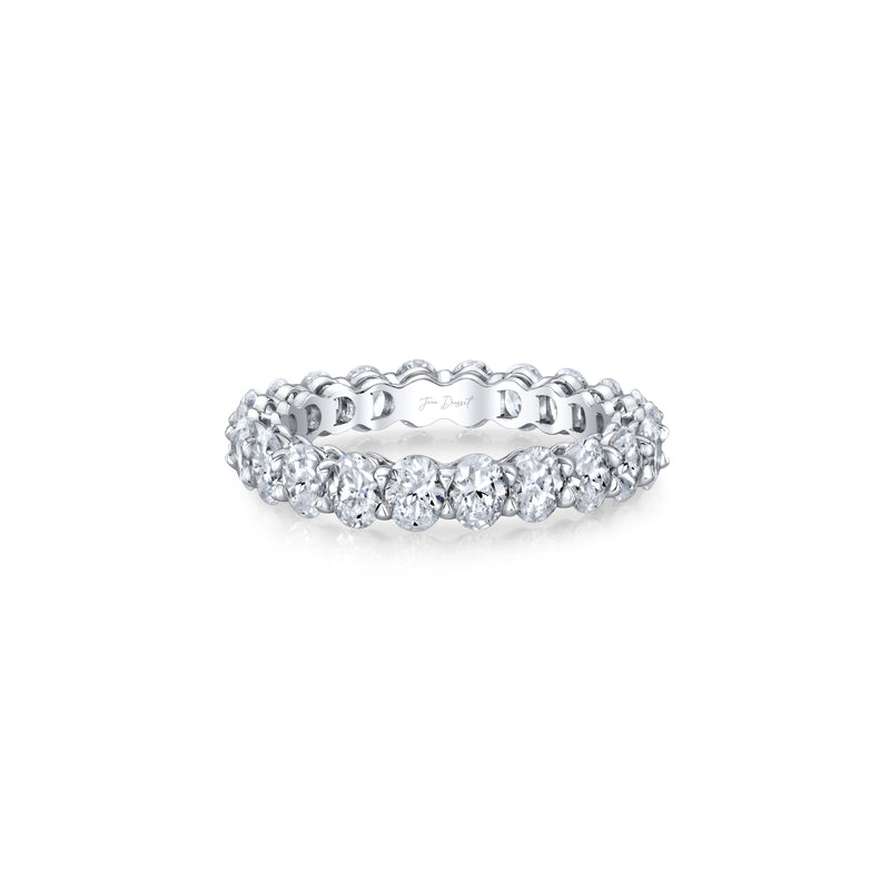 Olivia Oval Lab Diamond Eternity Band image 9