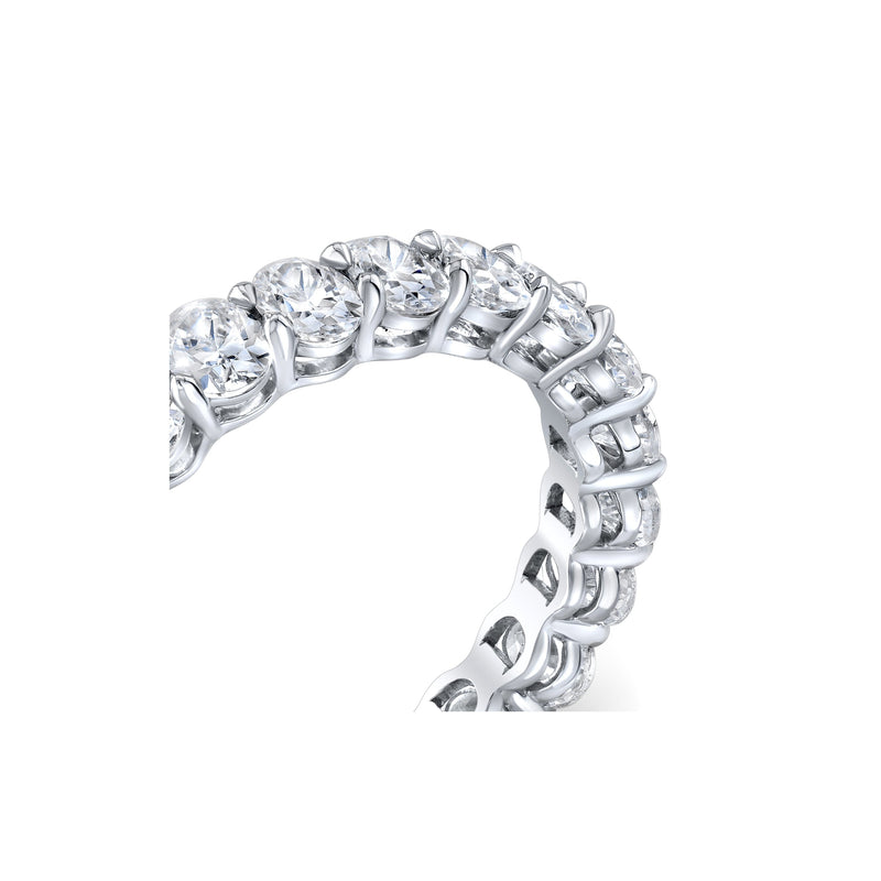 Olivia Oval Lab Diamond Eternity Band image 10