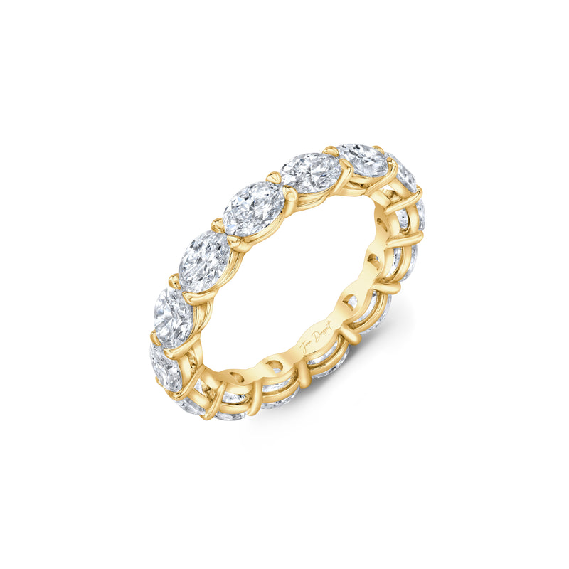 Olivia East-West Oval Lab Diamond Eternity Band image 11