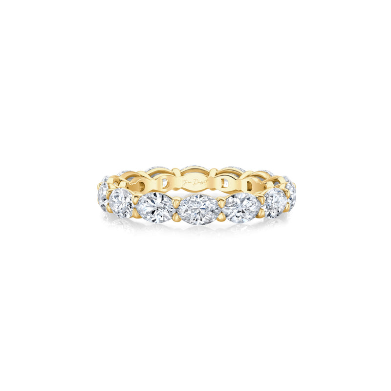 Olivia East-West Oval Lab Diamond Eternity Band image 16