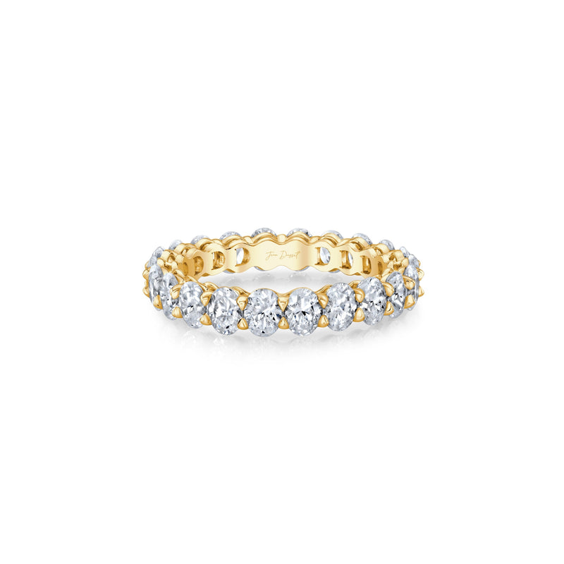 Olivia Oval Lab Diamond Eternity Band image 11