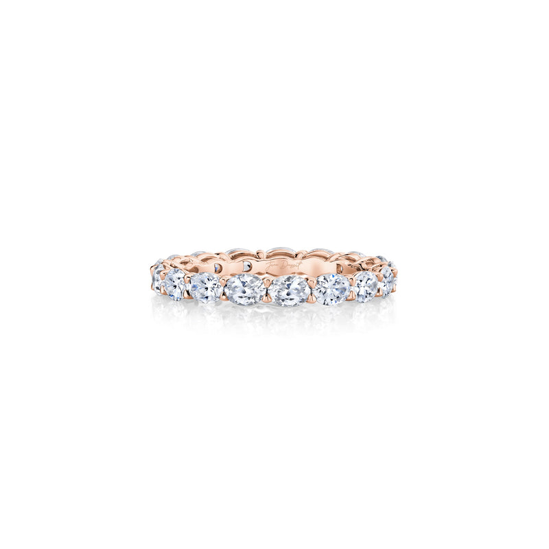 Olivia East-West Oval Lab Diamond Eternity Band image 8