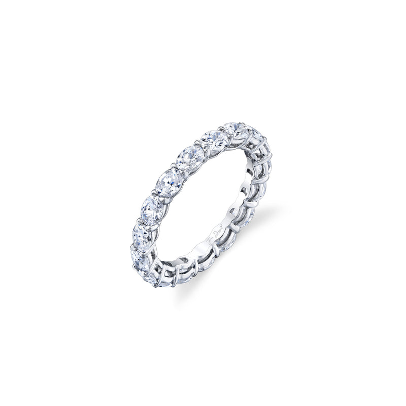 Olivia East-West Oval Lab Diamond Eternity Band image 1