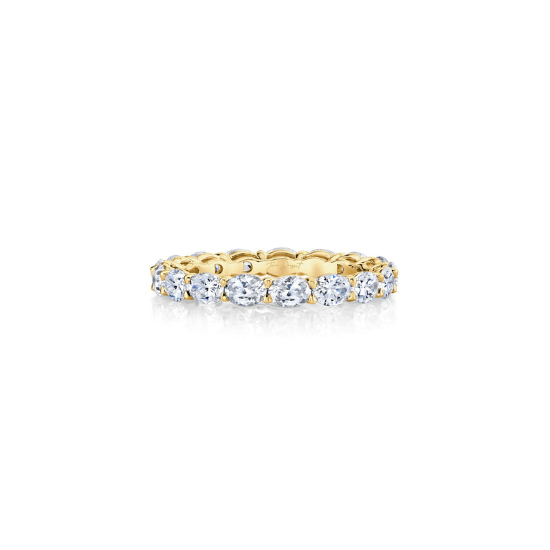 Olivia East-West Oval Lab Diamond Eternity Band image 7
