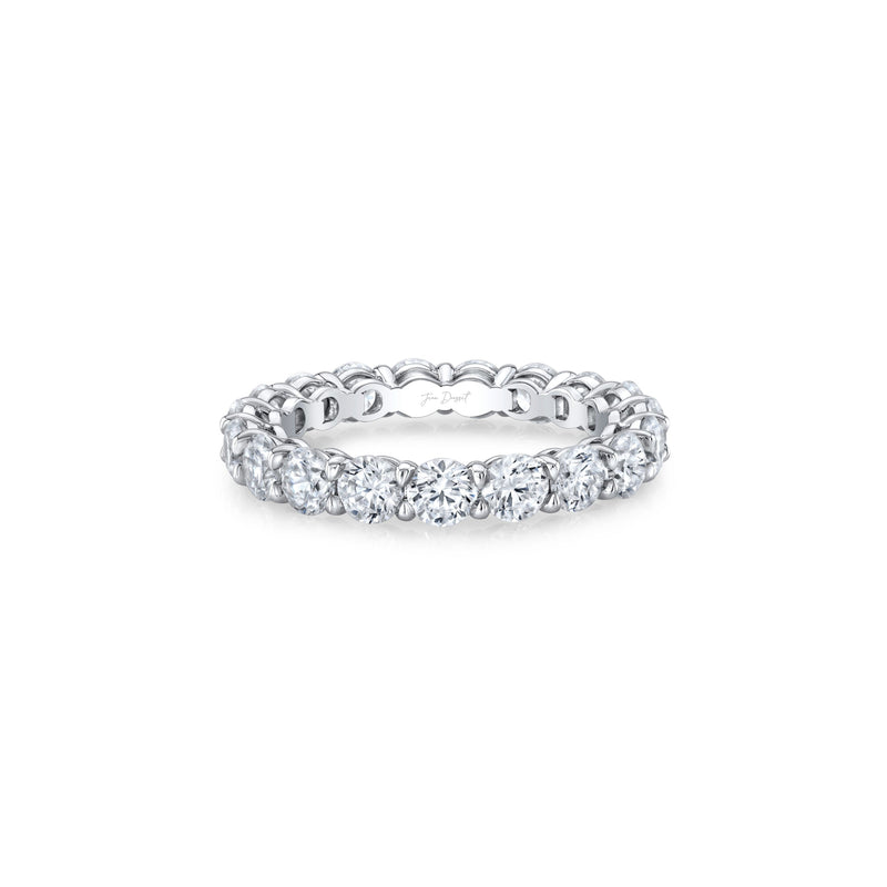 Olivia Large Round Brilliant Lab Diamond Eternity Band image 15