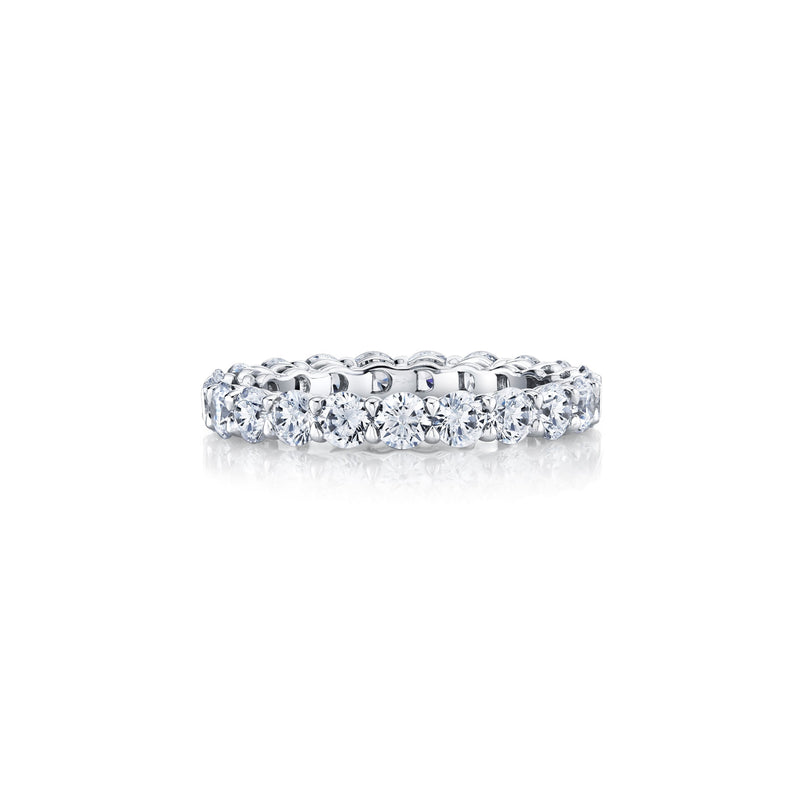 Olivia Large Round Brilliant Lab Diamond Eternity Band image 11