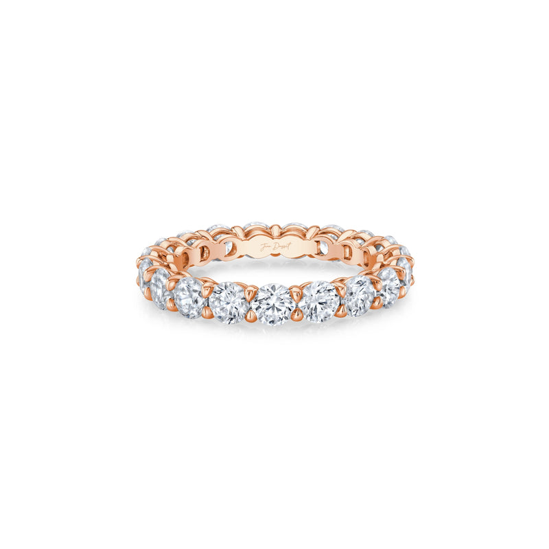 Olivia Round Brilliant Lab Diamond Eternity Band image 11