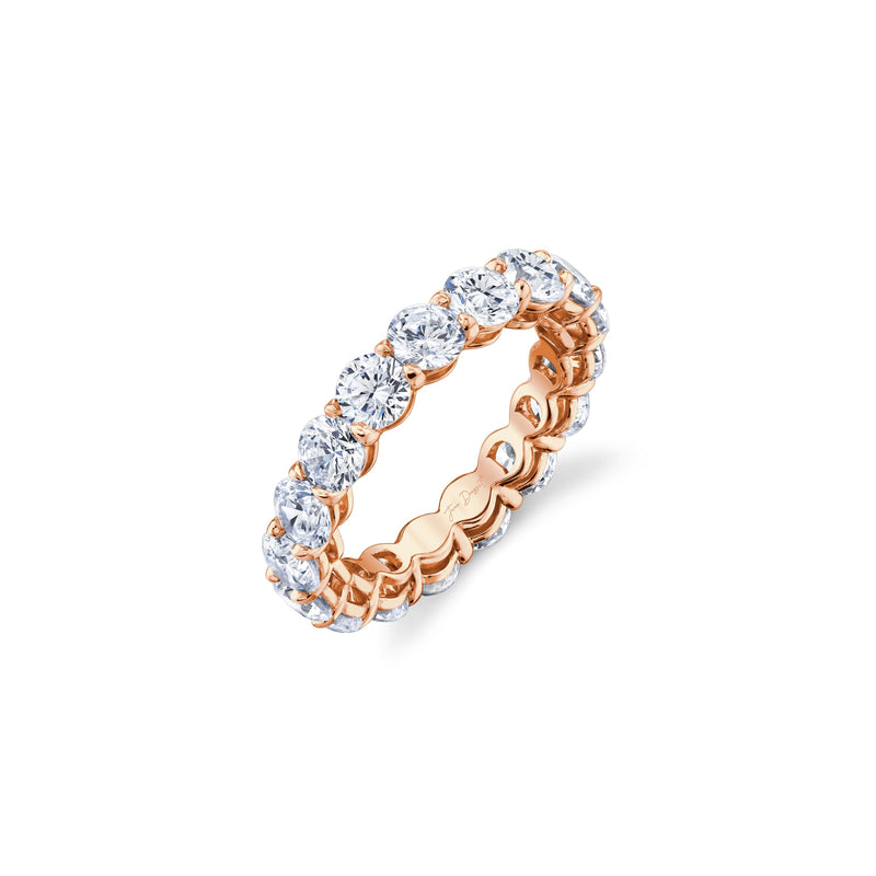 Olivia Large Round Brilliant Lab Diamond Eternity Band image 3