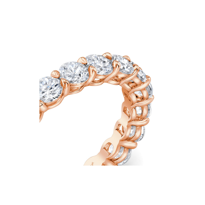 Olivia Round Brilliant Lab Diamond Eternity Band image 15